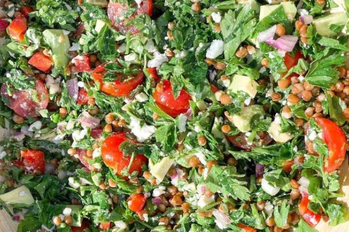 Lentil salad