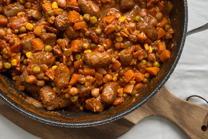 Roo sausage and bean stew - recipe