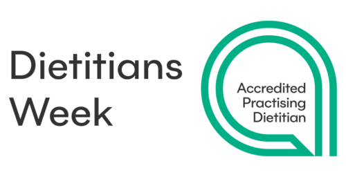 Dietitians Week with APD logo
