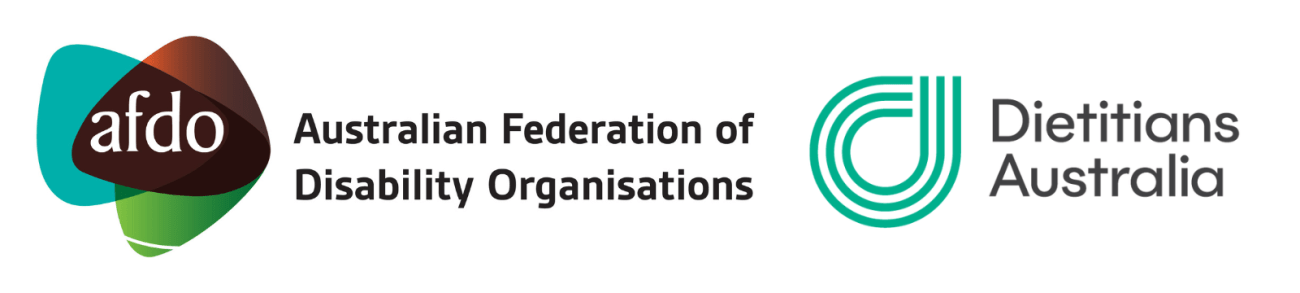 AFDO and Dietitians Australia logos