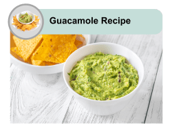 A bowl of guacamole placed next to a plate of tortilla chips on a white wooden surface.